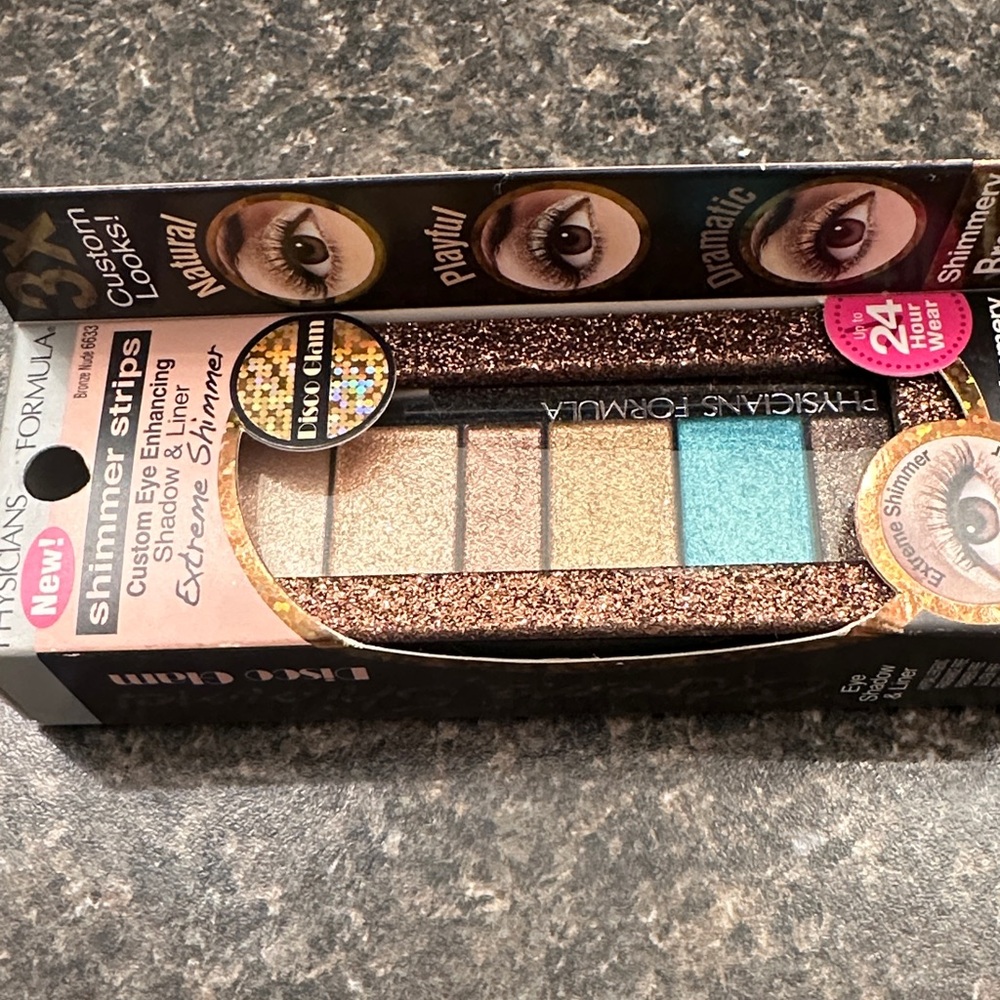 Physicians Formula Shimmer Strips Eyeshadow - Gold and Blue